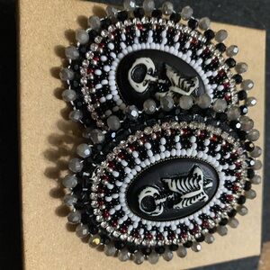 Skeleton Beaded Earrings